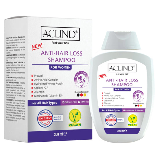 Aclind Anti-Hair Loss Shampoo 300 ml für Frauen
